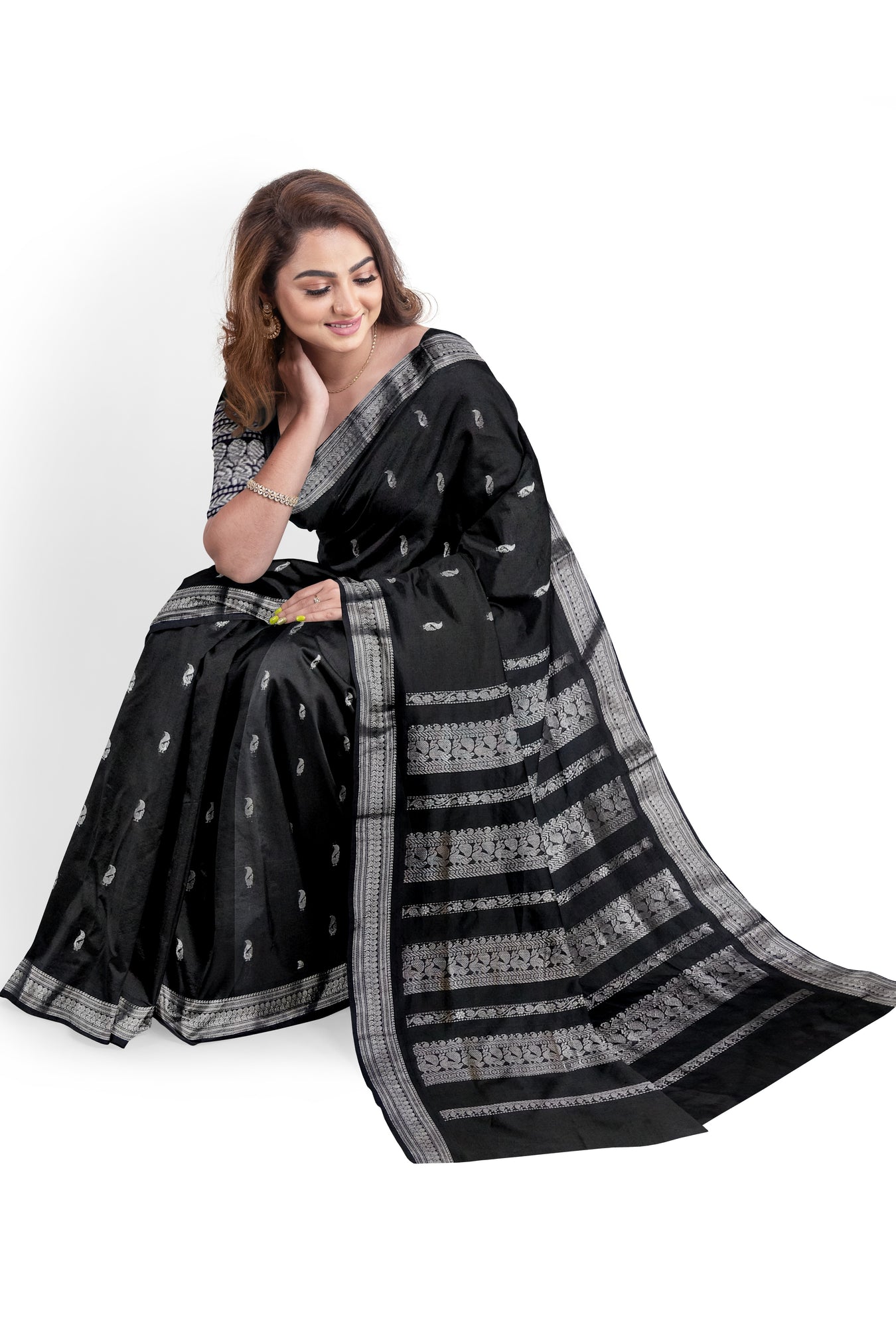 Kalyani Cotton Butta Silver