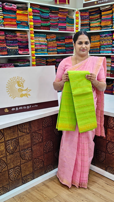 Heritage Rani Sungudi Cotton Saree With Doubleside Self-Veldhari