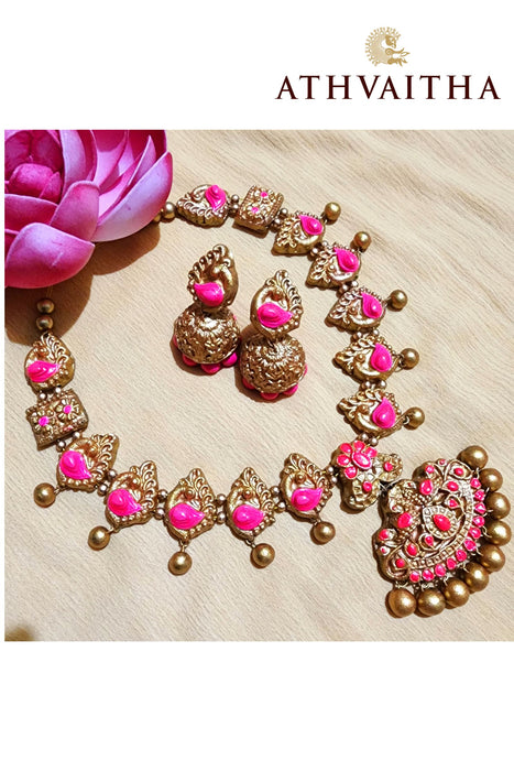 Terracotta Handmade Necklace