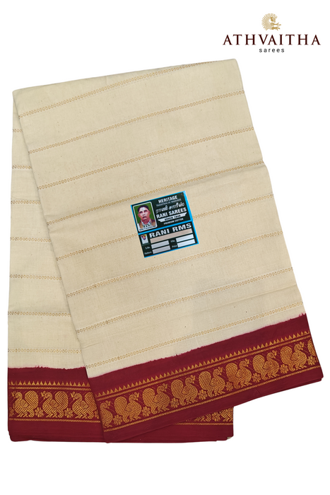 Heritage Rani Veldhari Contrast - Off White