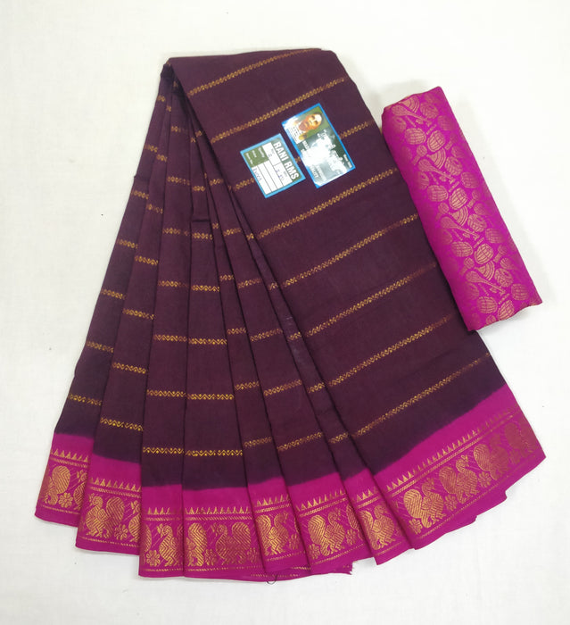 Rani Veldhari 120's - C.Brown With Purple
