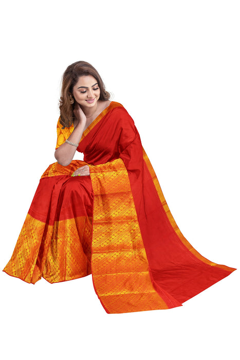 Rani Vasundhara Sarees - Red - D1
