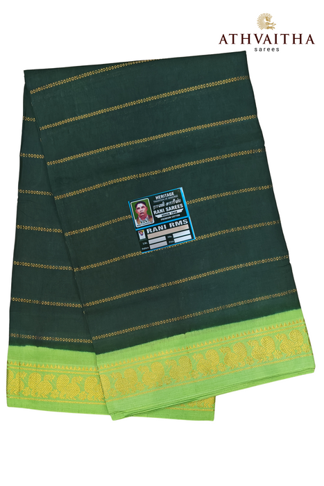 Heritage Rani Veldhari Contrast-Bottlegreen