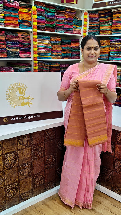 Heritage Rani Sungudi Cotton Saree With Doubleside Self-Veldhari
