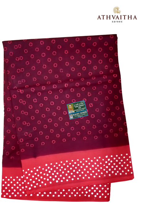 Rani Madisar 120's Swadeshi Wax Contrast 10.5Yards(9.60mtrs)