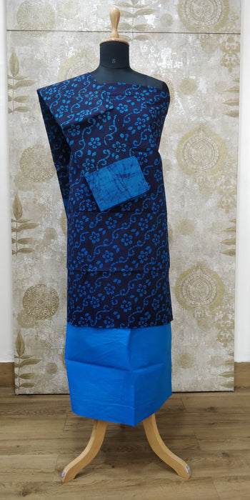 Rani Chudidhar Material-D.Blue-Ink Blue-038