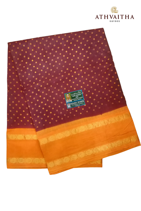Rani Madisar DS Rudraksha Contrast Wax -10.50Yards