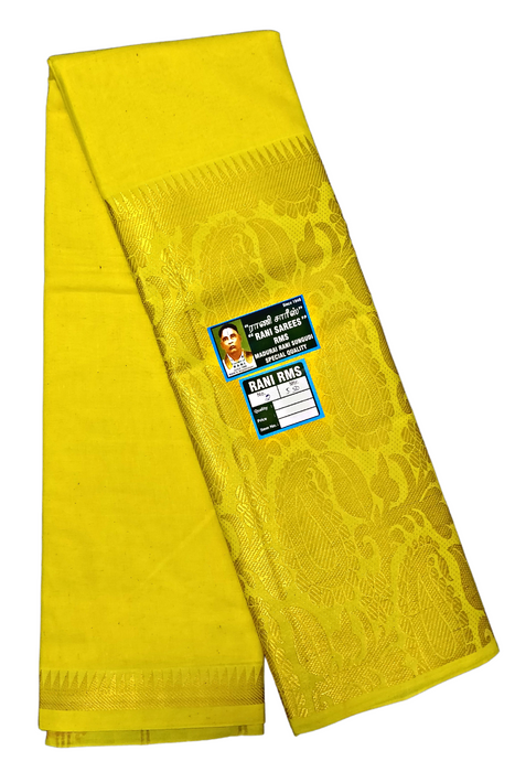 Rani Vasundhara Sarees - Yellow - D2