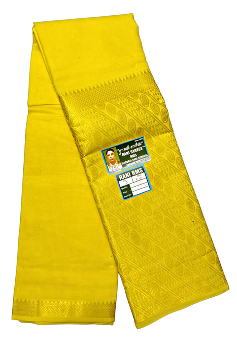 Rani Vasundhara Sarees - Yellow - D1