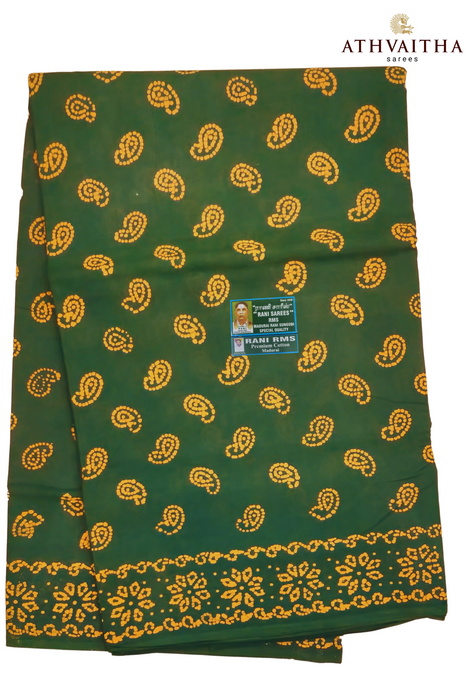 Rani Madisar 120's Swadeshi Wax Self 9.5Yards(8.70mtrs)