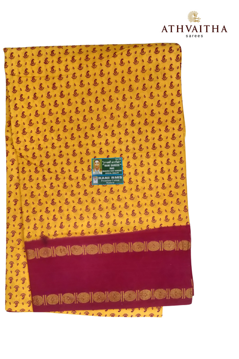 Rani One Side Hand Block Rudraksha Contrast 100's