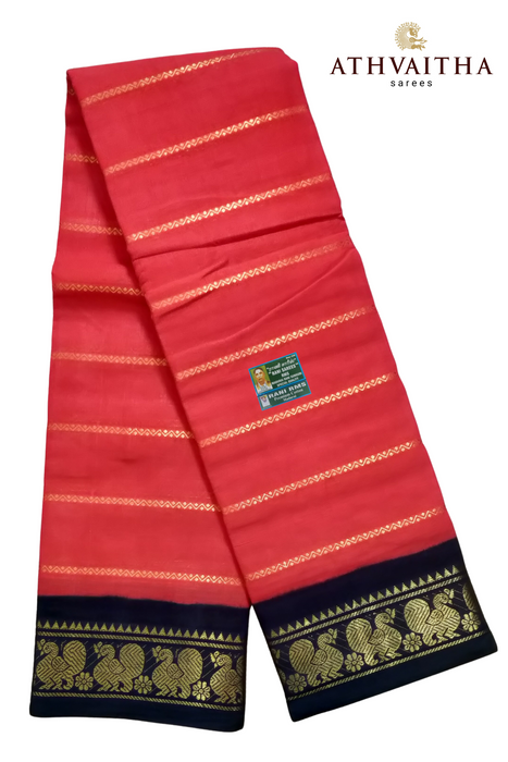 Rani Veldhari 120's - Red - Black