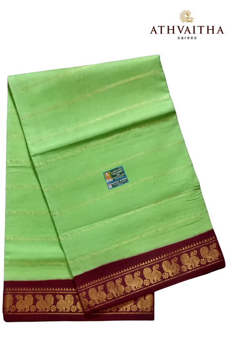Rani Veldhari 120's - Sneha Green - Maroon