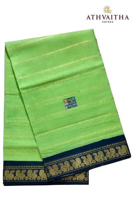 Rani Veldhari 120's - Sneha Green - Black