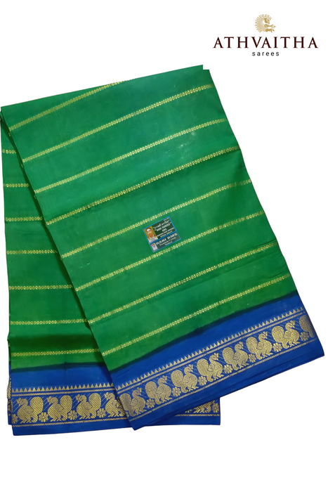 Rani Veldhari 120's - Bottle Green - Blue