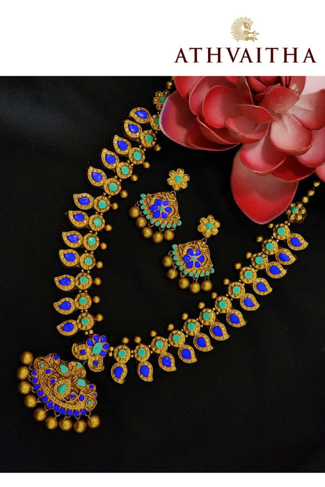 Terracotta Haram & Earrings Set