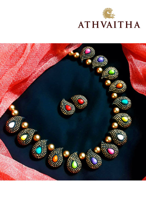 Handcrafted Terracotta Jewellery Set