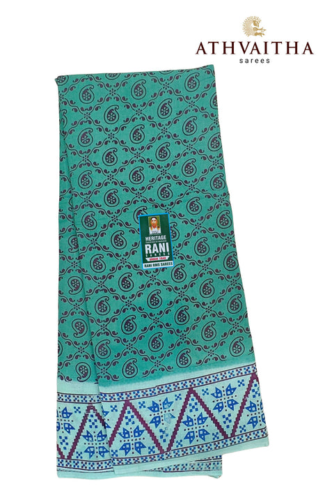 Heritage Rani Sungudi Sarees Without Zari Border - Cool Cotton