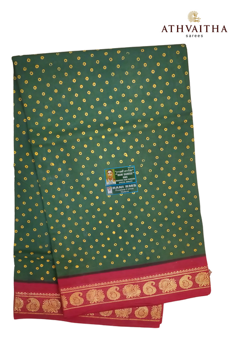 Rani DoubleSide Small 3 Dot Peacock Contrast-100's