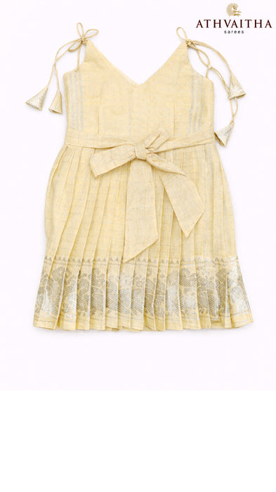 Sungudi Cotton Kids Maxi Gown - Nakshtra