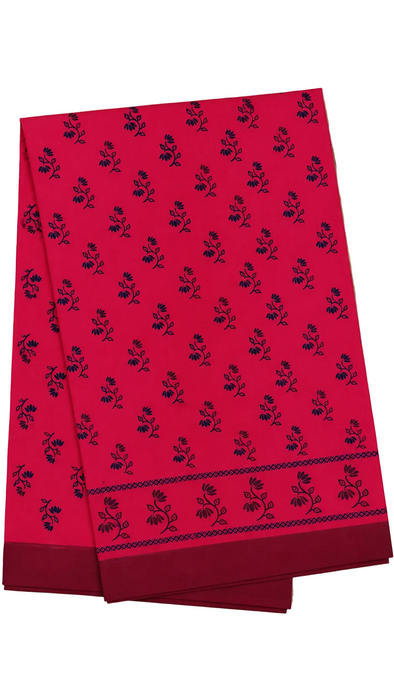 Rani Sungudi Cotton Sarees Without Zari Border