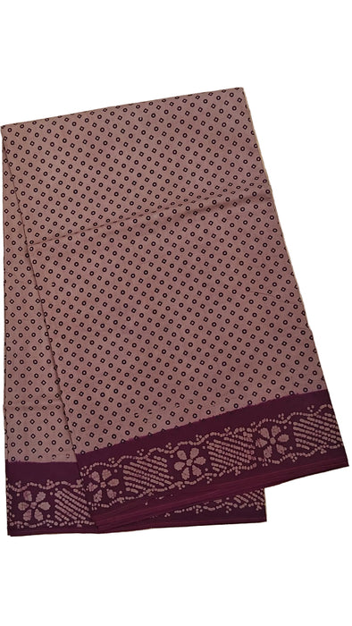Rani 120's Polkadot Sungudi Cotton Sarees Without Zari Border