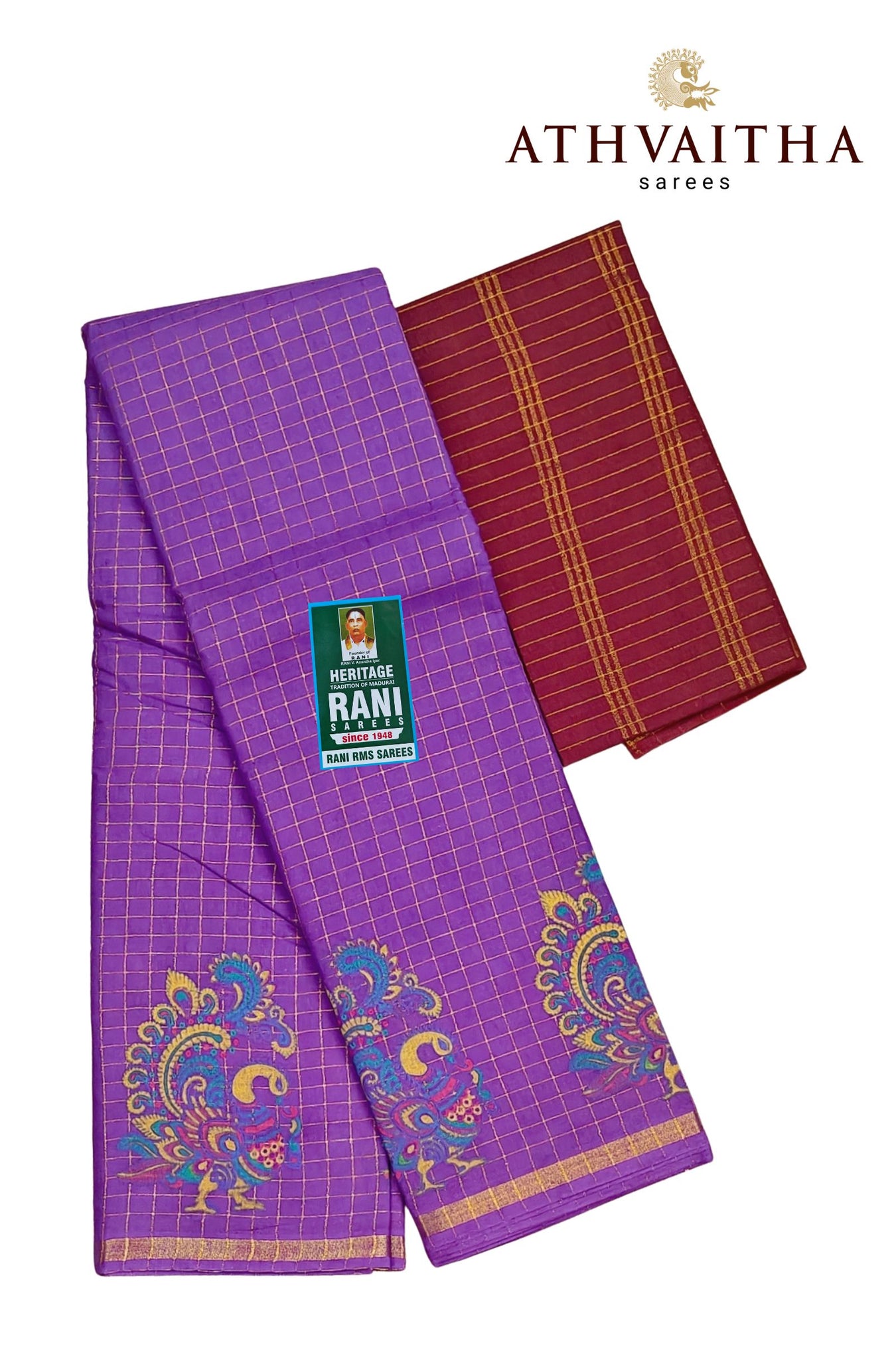 Rani Sungudi Double Side Border