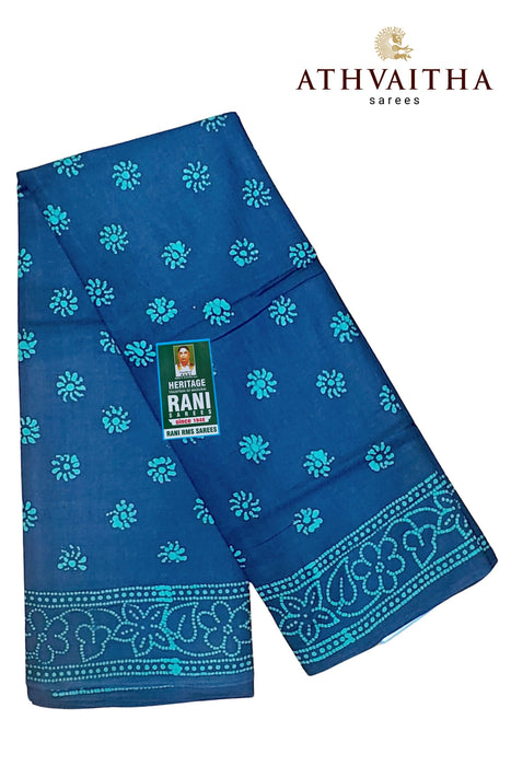 Heritage Rani Sungudi Sarees Without Zari Border Fancy Cool Cotton
