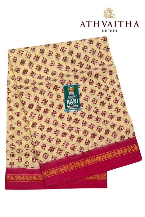 Rani Sungudi Sarees 10.50Yards Contrast Small Border