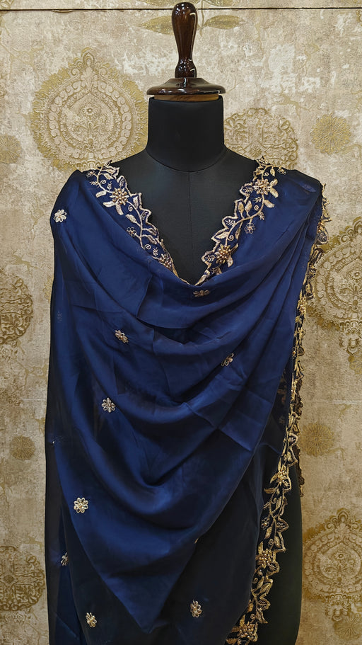 NavyShawlStyle-ElegantShawl-WinterShawl