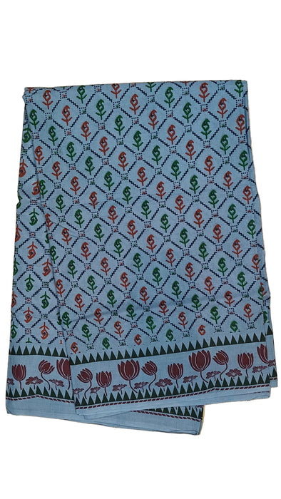 Rani Sungudi Cotton Saree Without Zari Border Sanjana Rangoli