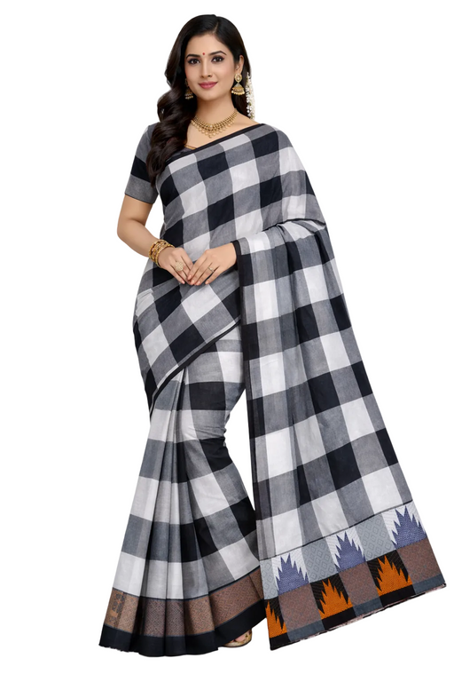 South Indian Traditional checks sarees