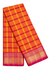 A "Pink Checked Design Chettinad Cotton Saree" with a detailed paisley border and striped pallu.