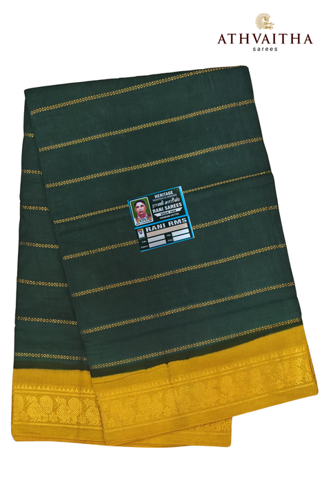 Heritage Rani Veldhari Contrast-Bottlegreen