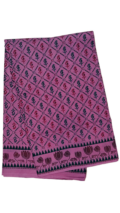 Rani Sungudi Cotton Saree Without Zari Border Sanjana Rangoli