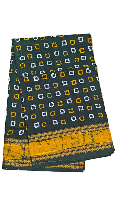 Heritage Rani Sungudi Sarees Ice Katti With Kasumalai Border