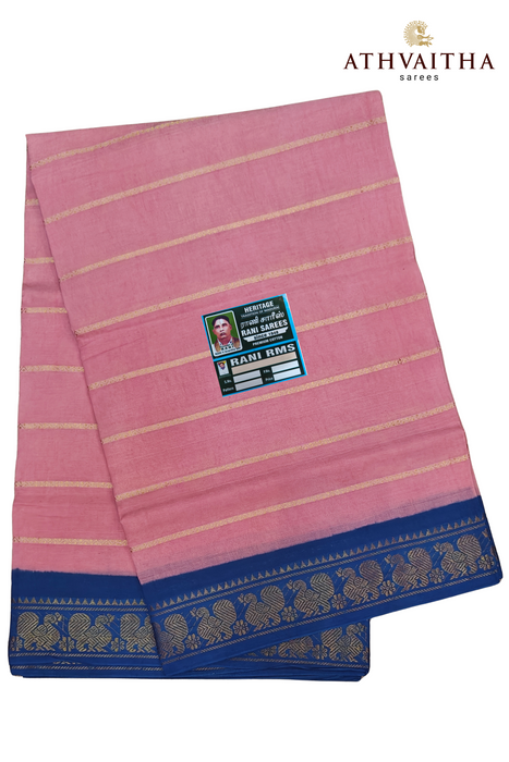 Heritage Rani Veldhari Contrast -  BabyPink