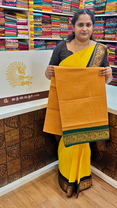 Rani 120's Sungudi Cotton Saree One Side Border - Plain