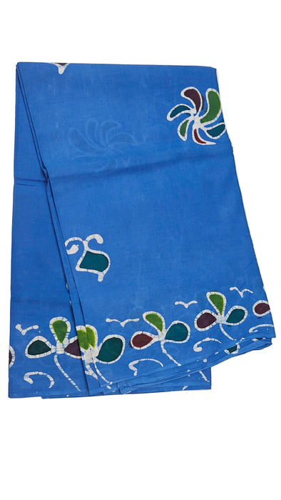 Rani Sungudi Cotton Sarees With Blouse - Hand Painted