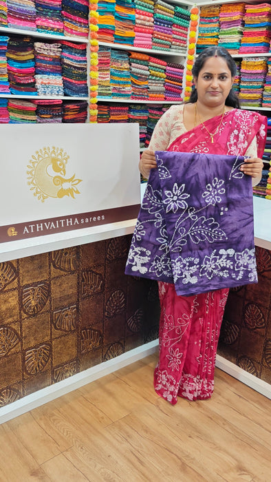 Rani Sungudi Cotton Sarees Without Zari Arya Cotton Wax Self