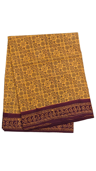 Rani Sungudi Madisar Sarees 10.50Yards Without Zari contrast Border
