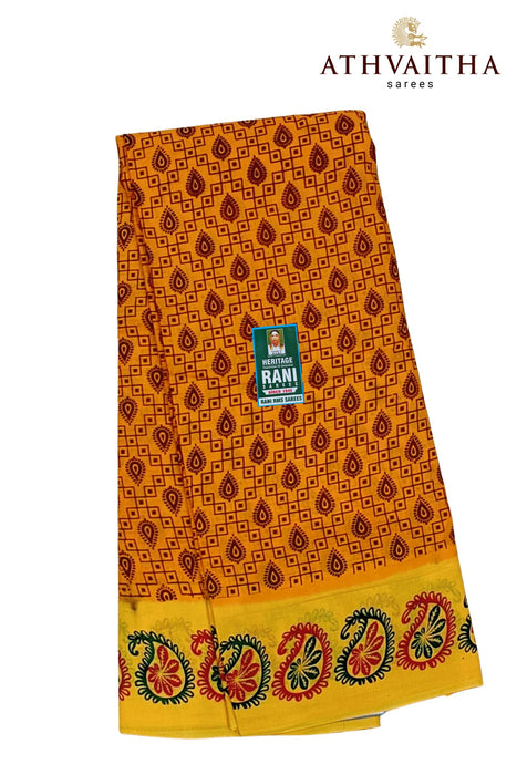 Heritage Rani Sungudi Sarees Without Zari Border - Cool Cotton