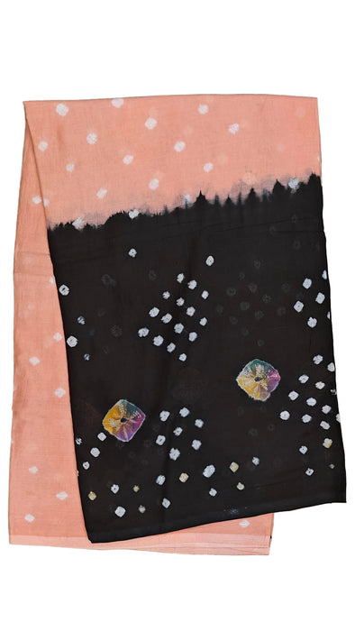 Rani Sarees Cotton Sarees With Out Zari Bandhini - BabyPink