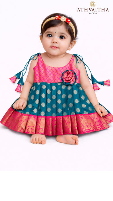 Banarasi Kids Maxi Gown - Nakshatra