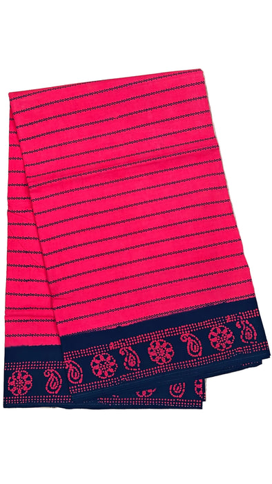 Rani Sungudi Cotton Sarees Without Zari Border - Veldhari