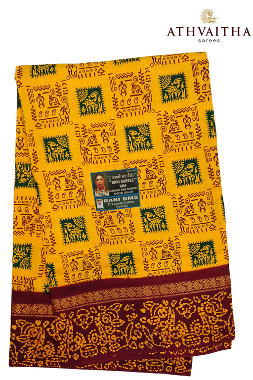 Rani Pure Heritage Sungudi Madurai Cotton Saree