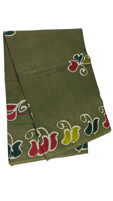Rani Sungudi Cotton Sarees With Blouse - Hand Painted