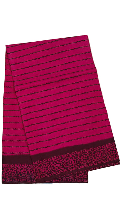 Rani Sungudi Cotton Sarees Without Zari Border - Veldhari