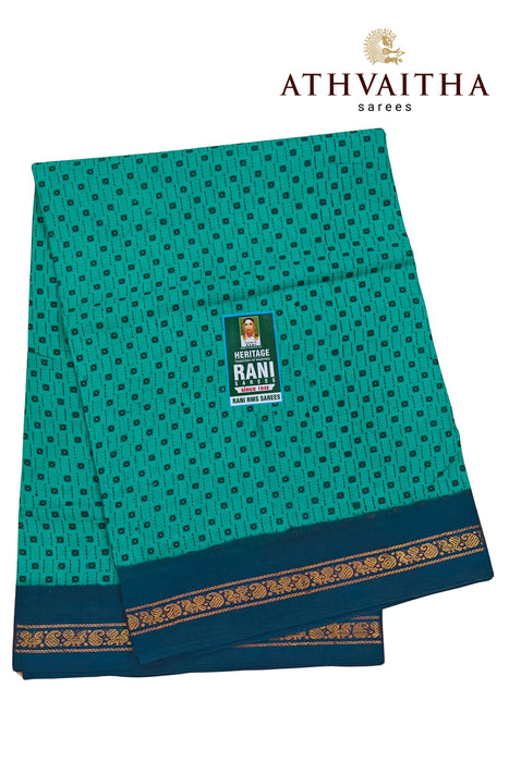 Rani Sungudi Sarees 10.50Yards Contrast Small Border