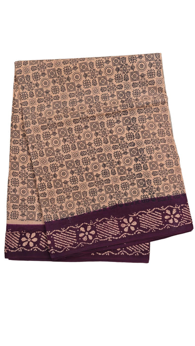 Rani Sungudi Madisar Sarees 10.50Yards Without Zari contrast Border